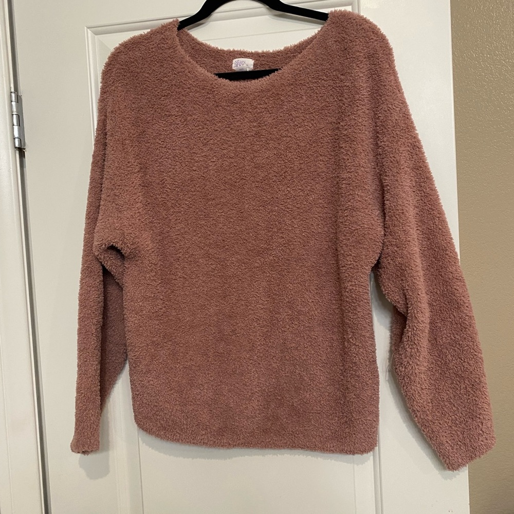 Soft plush sweater